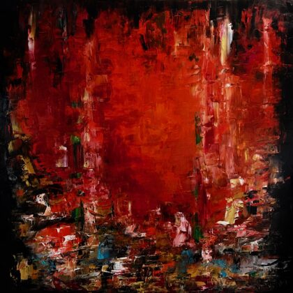 Love - 120x120 cm, oil canvas
