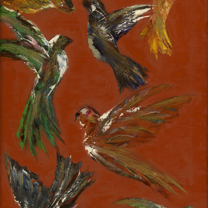 Coromandels red (2008) - 70x45 cm, olaj vásznon