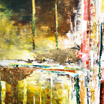 MM The beginning of time - 120x120 cm - detail