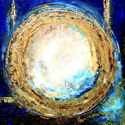 The seventh day - 140x140 cm