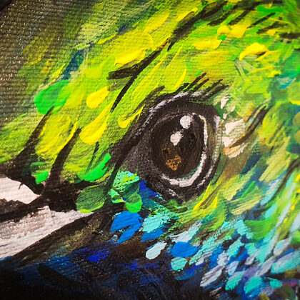 Green Hummingbird - detail