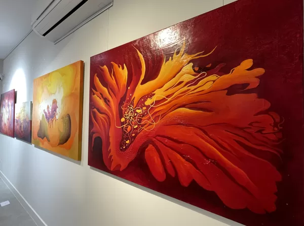 Clímax (130x91 cm, oil, enamel, acrylic)