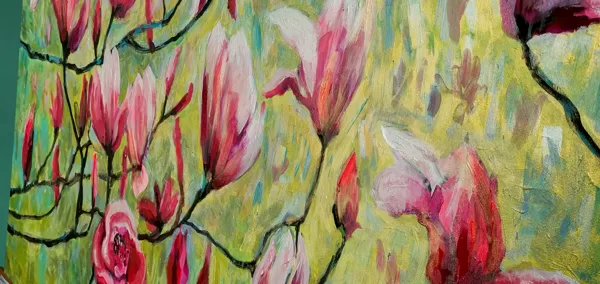 Pink Magnolias - detail photo