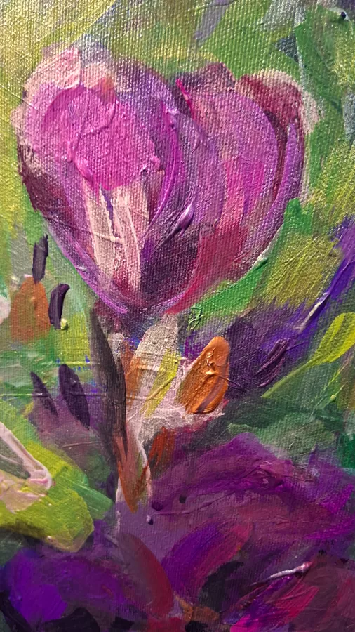 Irises - detail photo