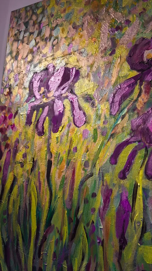 Irises - detail photo
