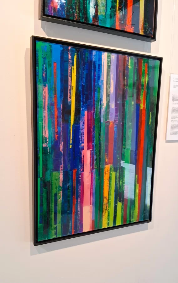 Geometrical Rainbow plexiglas picture AP