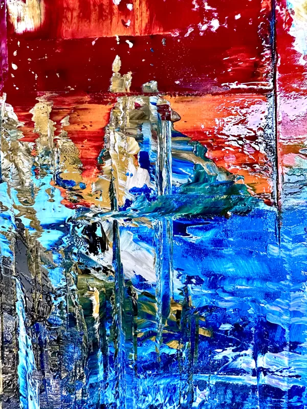 "And God Created Dark and Lightness" - detail photo