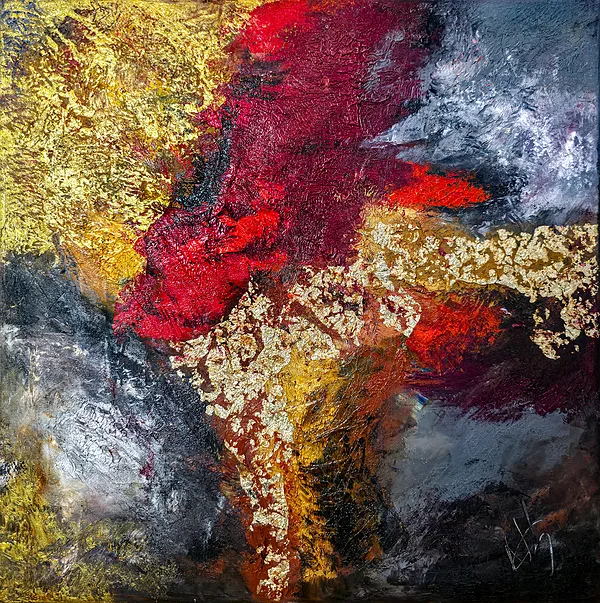 Példabeszéd (10.22) "Az Úrnak áldása, az gazdagít meg, és azzal semmi nem szerez bánást" - 45x45 cm