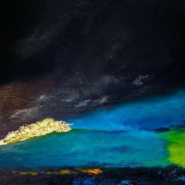 The First Day - 100x100 cm