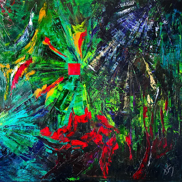 The &nbsp;Third Day - 100x100 cm