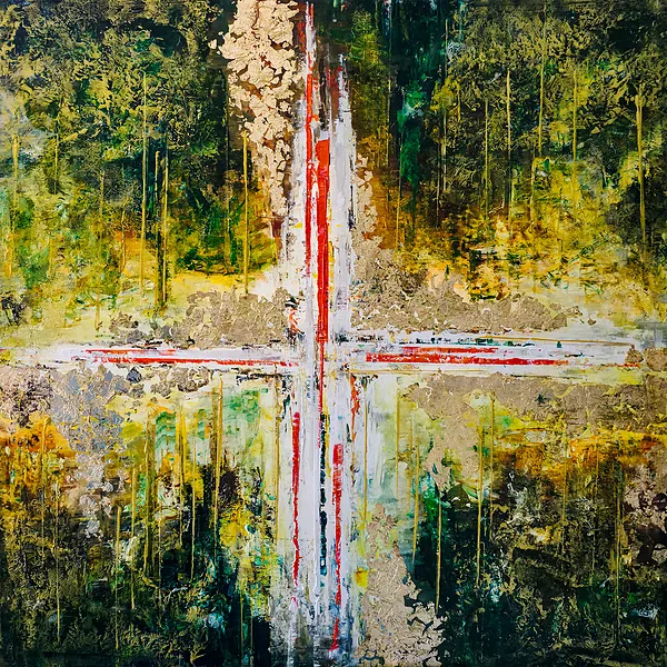 MM El comienzo del tiempo - 120x120 cm