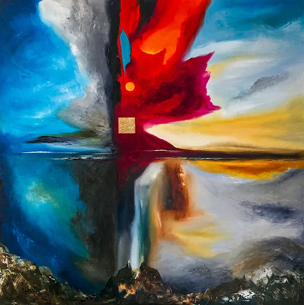 El sexto día - 140x140 cm