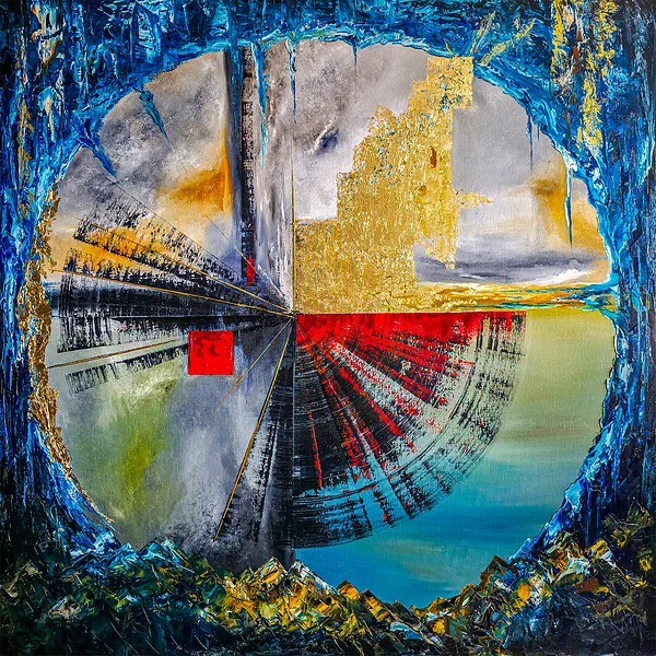 El séptimo día - 140x140 cm