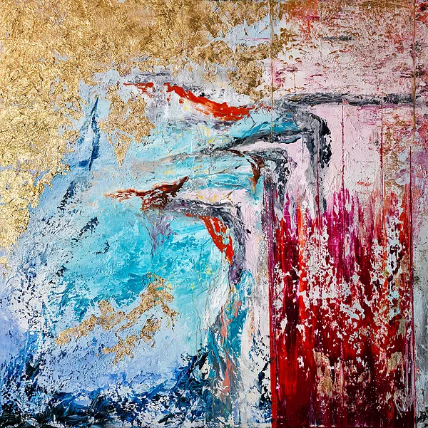 El firmamento de zafiro&nbsp;- 91x91 cm
