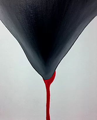 A kehely - 85x70 cm, olaj vásznon