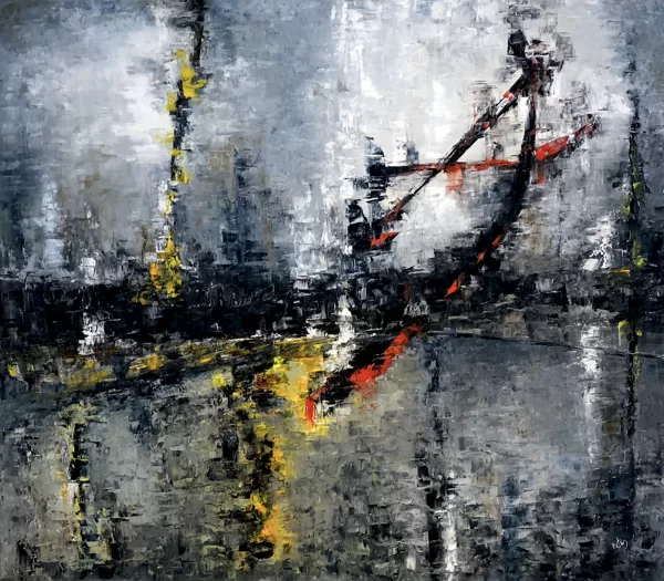 Skarlát betű - 140x160 cm, olaj vásznon