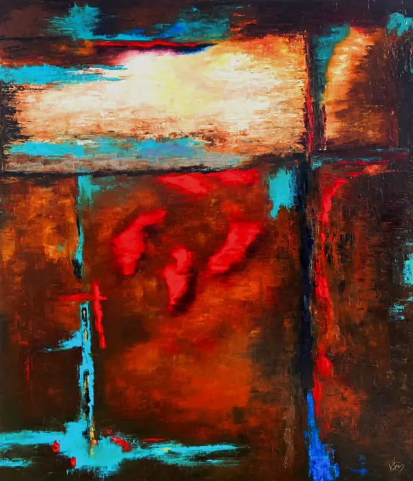 14609 nap - 140x120 cm - olaj-vászon