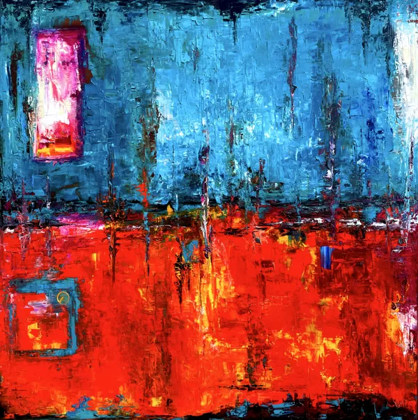 Adonisz választása - 100x100 cm - olaj-vászon