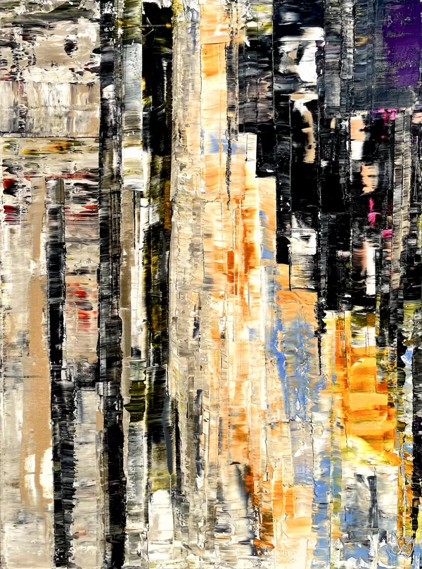 Az Akropolisz lépcsői - 80x60 cm - olaj-vászon