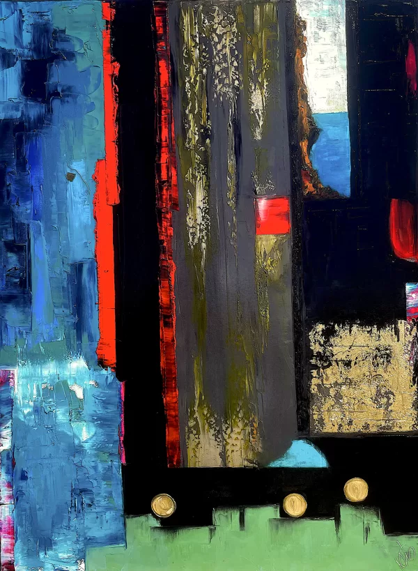 Az ígéret - 80x60 cm - olaj-arany-vászon
