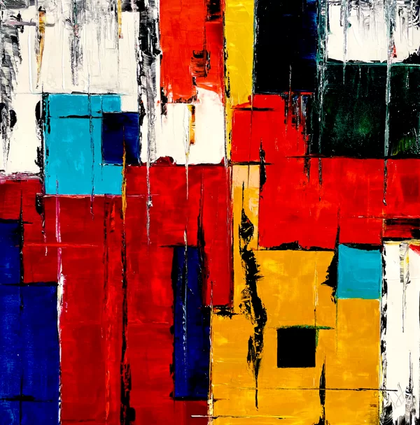 Eukleidész hagyatéka - 60x60 cm - olaj-vászon