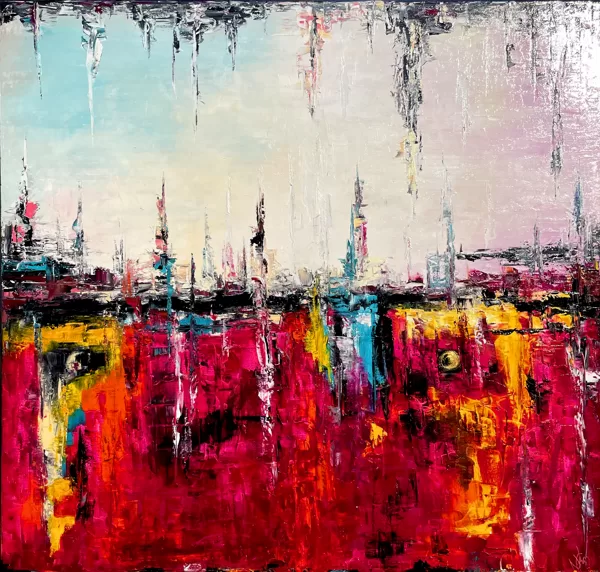 Himnusz Afrodítéhoz - 100x100 cm - olaj-vászon
