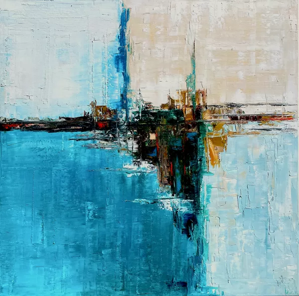 Hüpreborea - 80x80 cm - olaj-vászon
