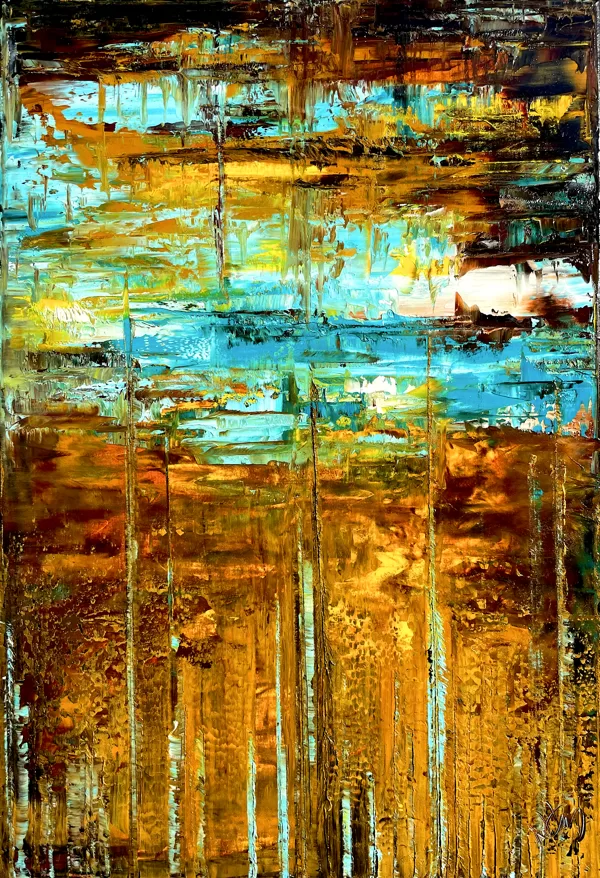 Theopháné legendája - 55x38 cm - olaj-vászon