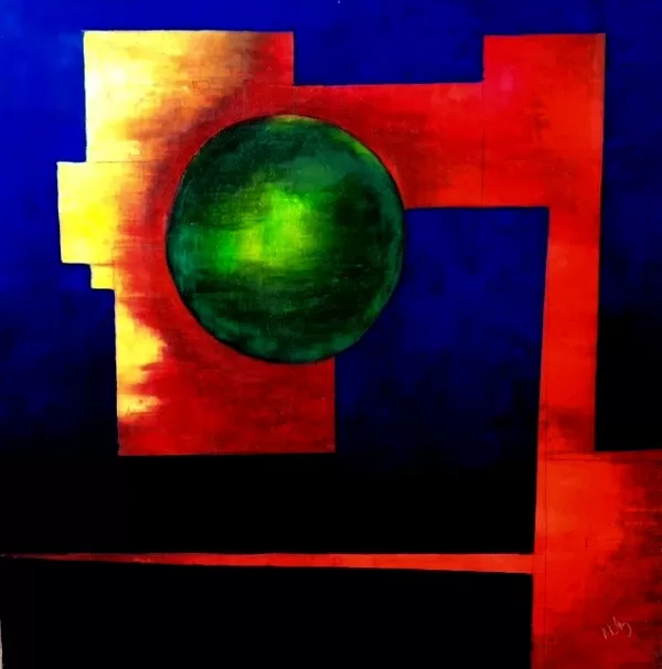 A remény - 80x80 cm, olaj vásznon