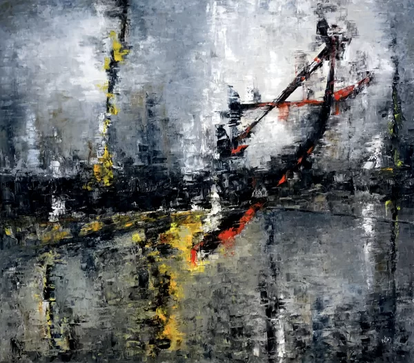 Skarlátbetű - 140x160 cm, olaj vásznon