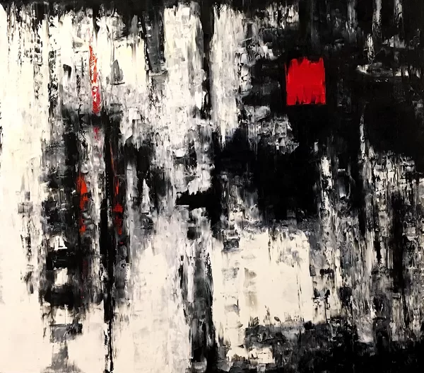 A pillanat - 140x160 cm, olaj vásznon