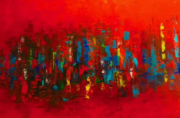 Kiálts, város! - 100x150 cm, olaj vásznon