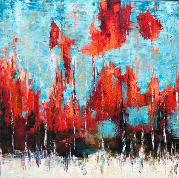 Az örökké története - 100x100 cm, olaj vásznon
