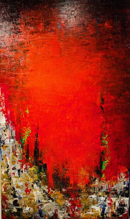 Vágy - 100x60 cm, olaj vásznon