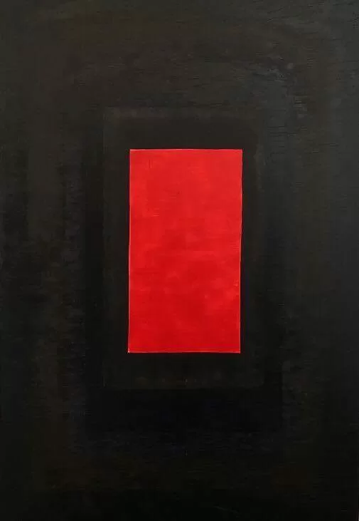 Az ajtó - 150x100 cm, olaj vásznon