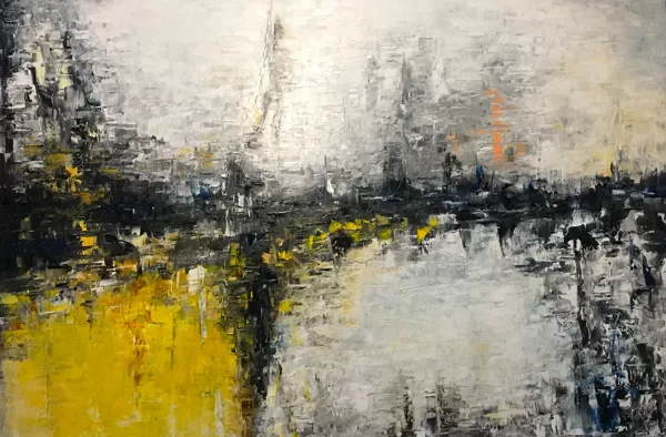Gleccser - 100x150 cm, olaj vásznon