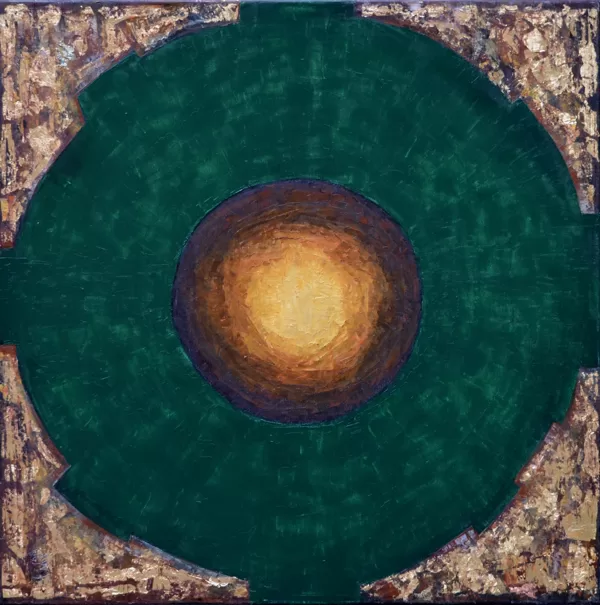 Trónok harca VII. - 40x40 cm, olaj arany vásznon