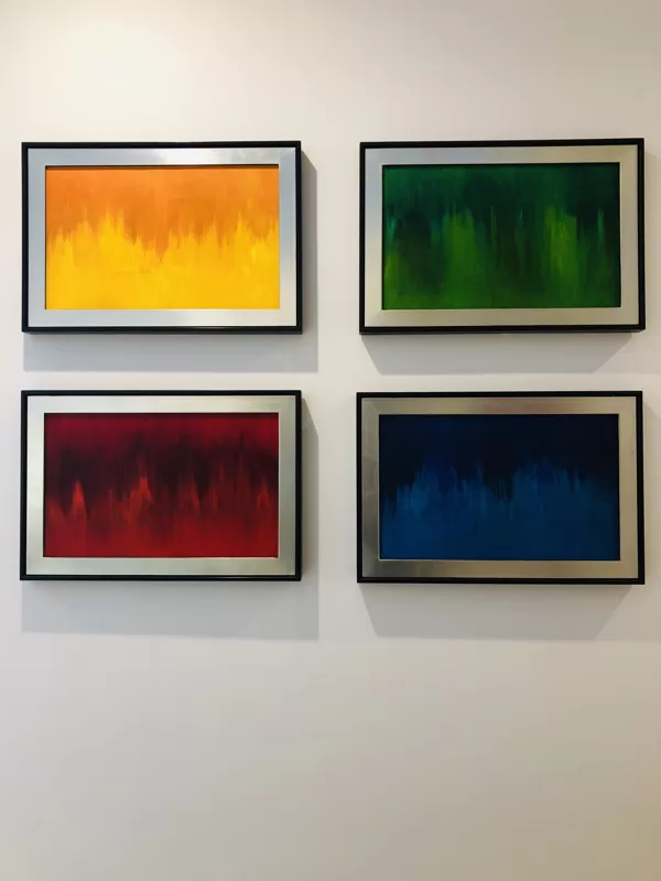 Komplementerek (quadrichon) - 4x29x45 cm, olaj kartonon