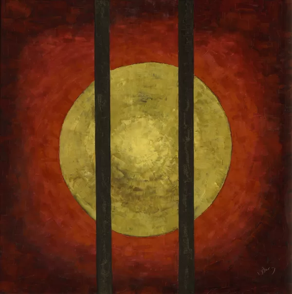 Szabadság - 100x100 cm, olaj vásznon