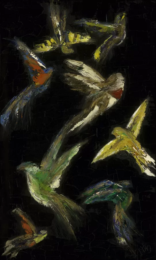 Coromandels black (2008) - 70x45 cm, olaj vásznon