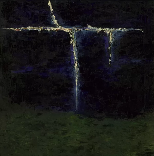 Vihar (2010) - 80x80 cm, olaj vásznon