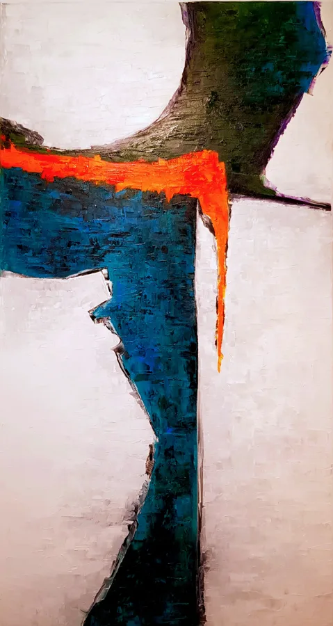 Homecoming - 145x75 cm, oil canvas
