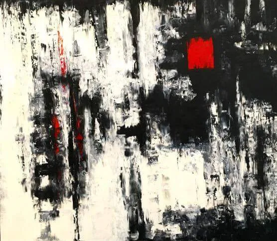 The moment - 140x160 cm, oil canvas