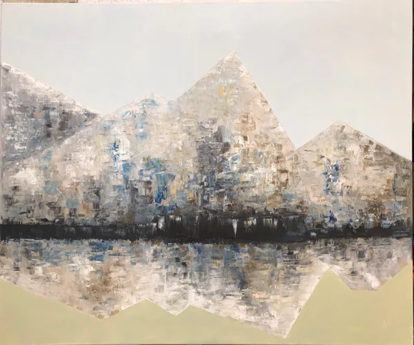 The empire of winter - 100x140 cm, oil canvas