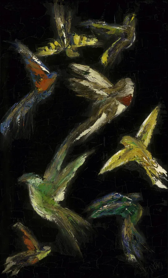 Coromandels black (2008) - 70x45 cm, oil canvas