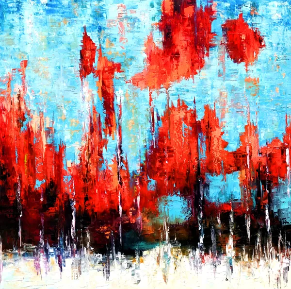 The Story of Forever - 100x100 cm