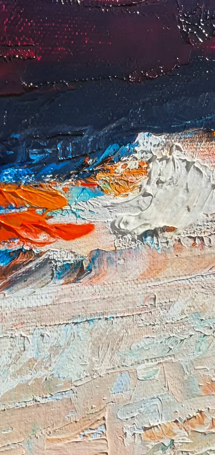 "...I Will Go Until He Who Leads Stops Me"  - detail photo