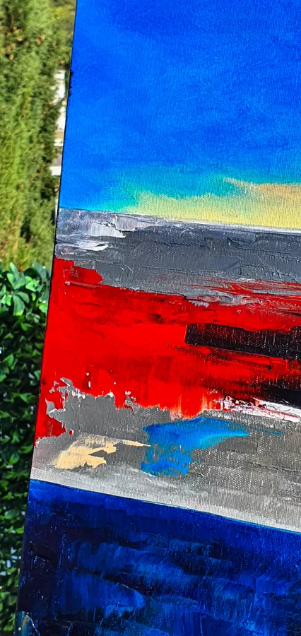 "Where the Waters Meet the Sky..." - detail photo