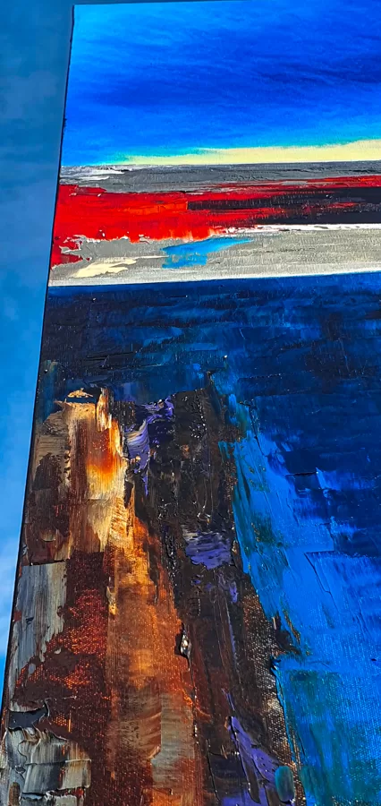 "Where the Waters Meet the Sky..." - detail photo