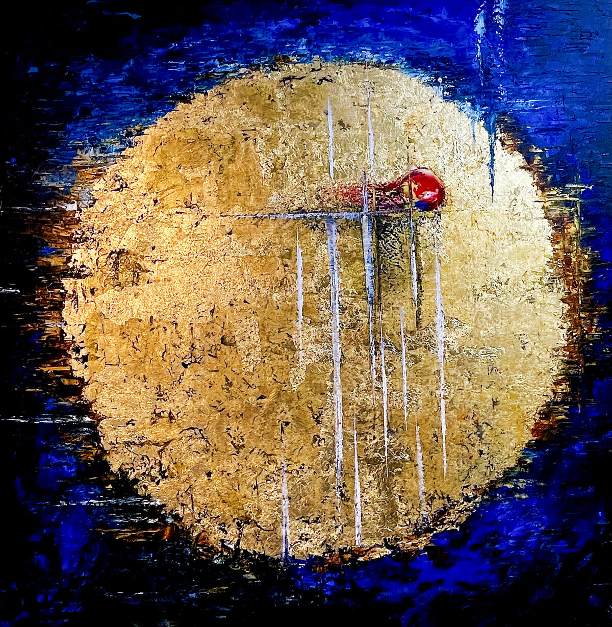 Pintura de Tamás Náray de 2021: Adicción